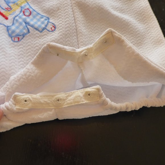 Vintage Tiny Tots Original Baby Boy 2 Piece Romper Outfit - Picture 2 of 4